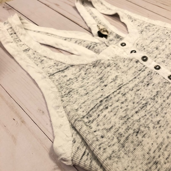 🍁SOLD Free People Timeout Henley Racerback Tank - Picture 5 of 5